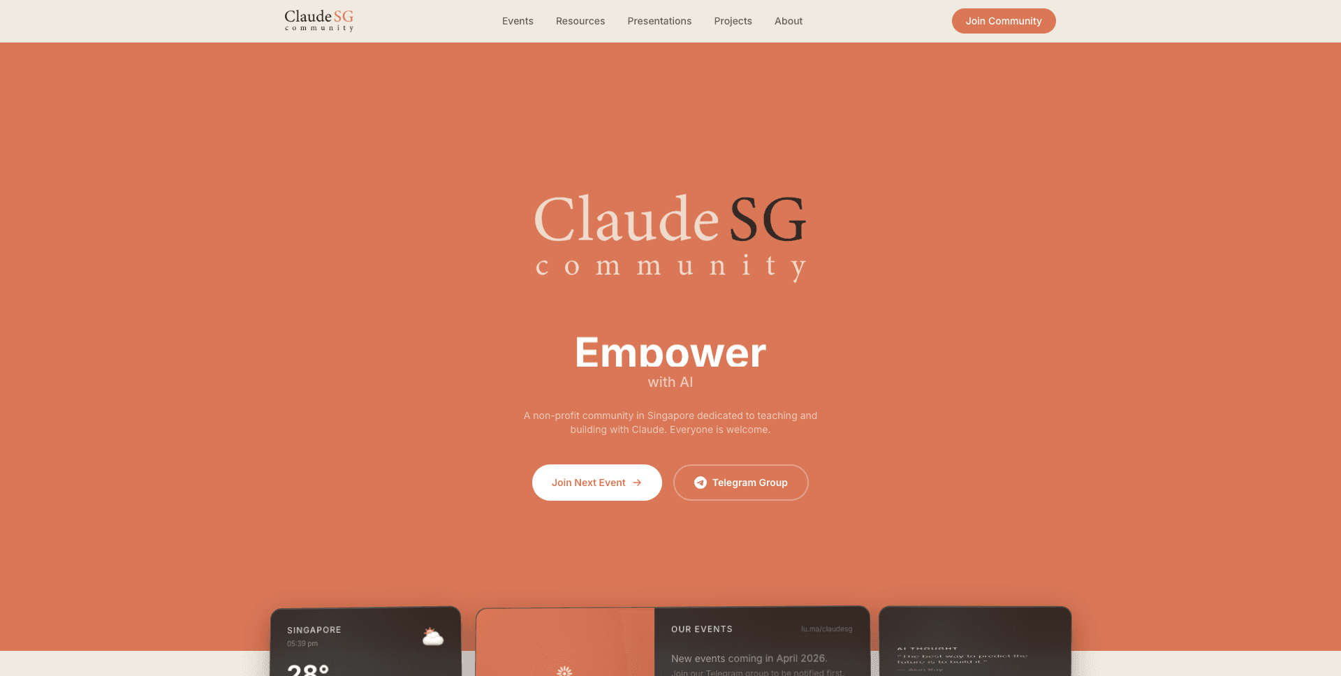 Claude Singapore Community